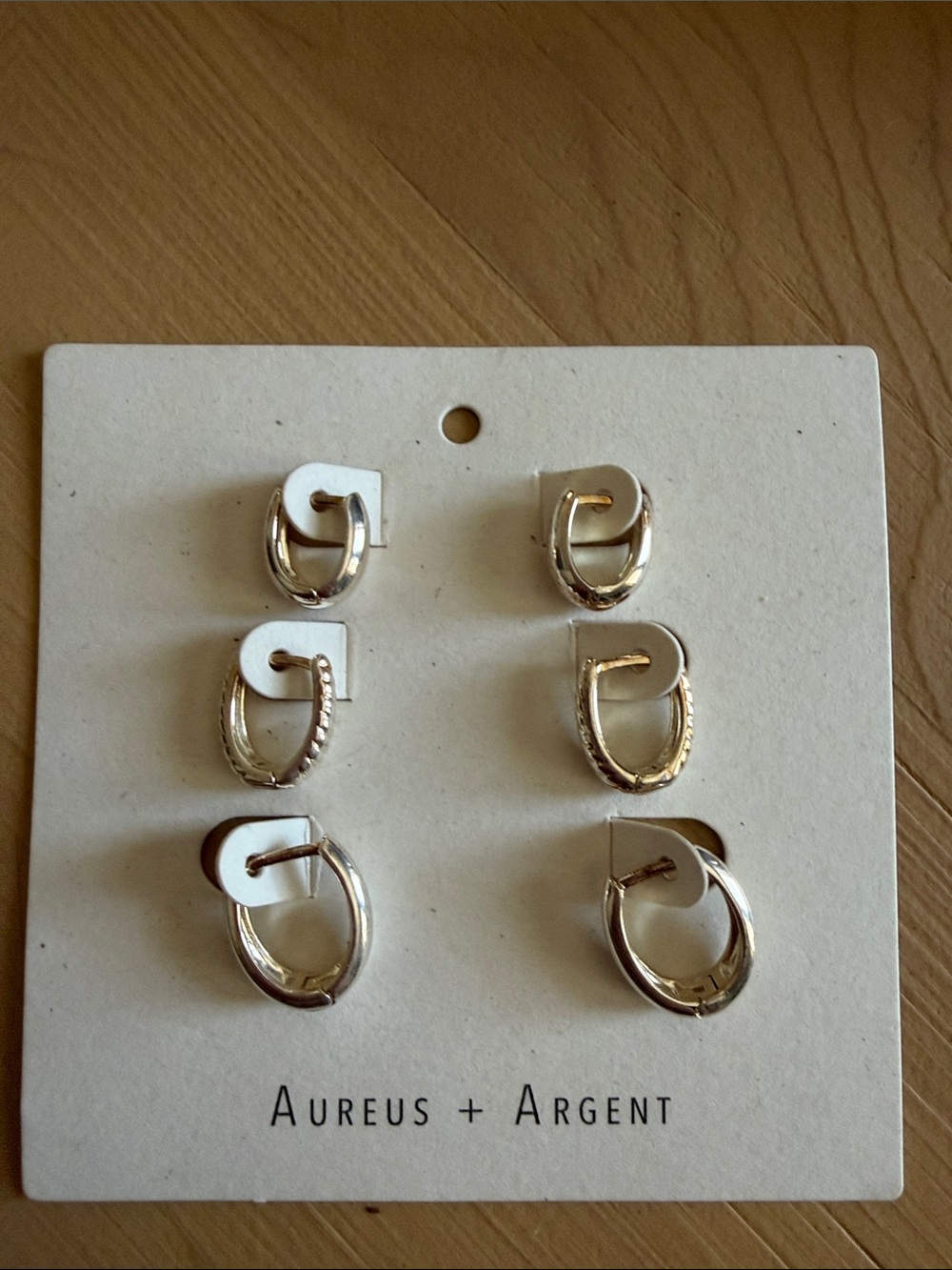 Banana Republic Gold-Tone Mini Hoop Earring Set from Aureus + Argent